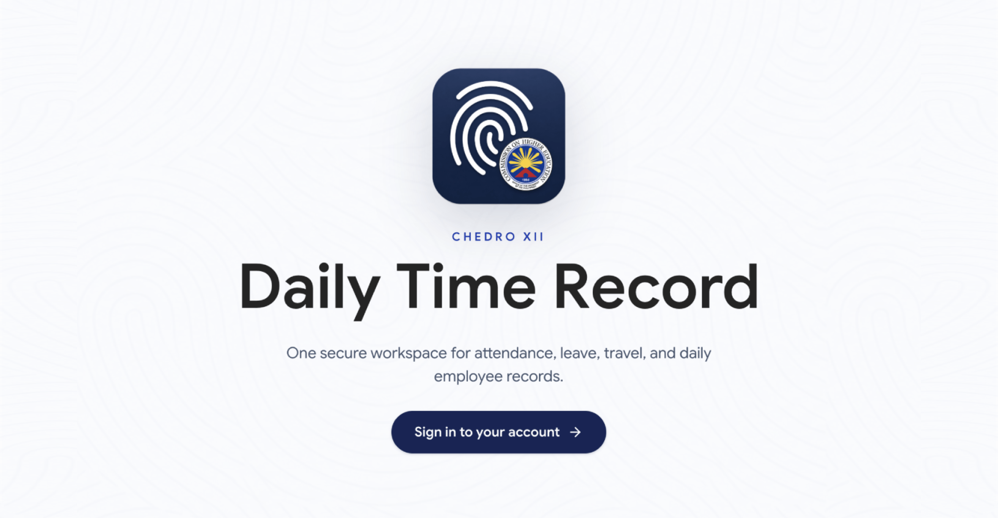 Daily Time Record System preview